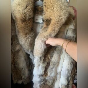 Luxurious Canadian Coyote Fur Coat